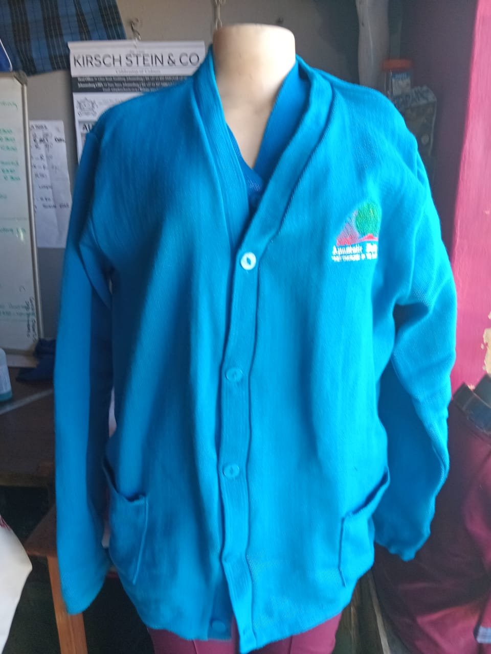 Amakhosi school cardigan — M2 Embroidery