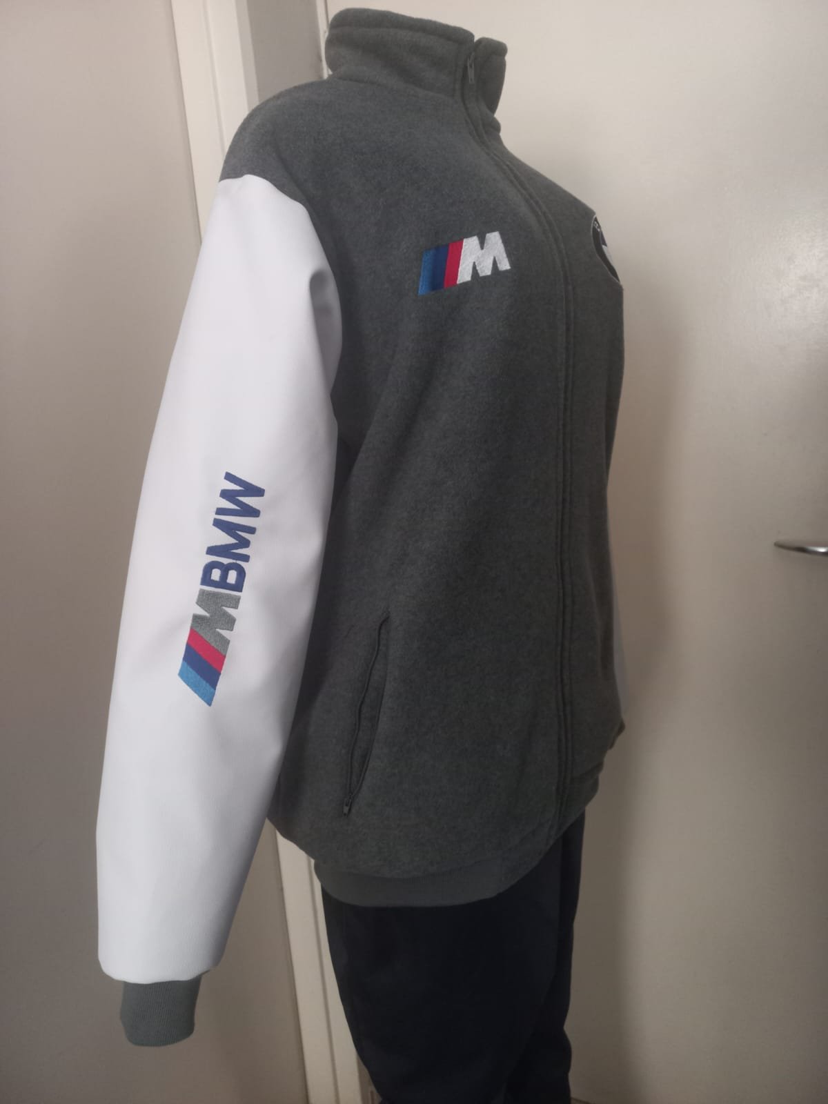 BMW M branded custom bomber jacket — M2 Embroidery